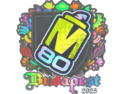 Sticker | M80 (Holo) | Budapest 2025